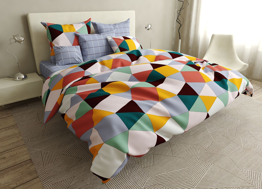 

Простынь MirSon Бязь Premium 17-0403 Rhombuses 240x260 см