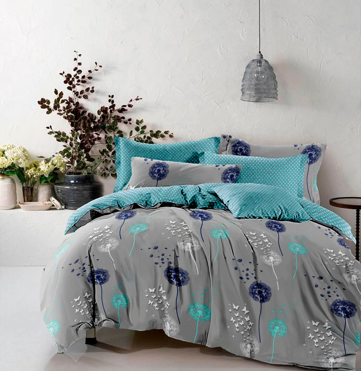 

Комплект постельного белья MirSon Бязь Premium 17-0431 Turquoise valley 200х220