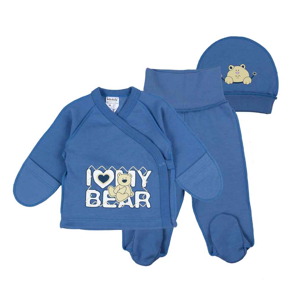 

Комплект Bear Interkids 0-1 месяцев 56 см Индиго 4836