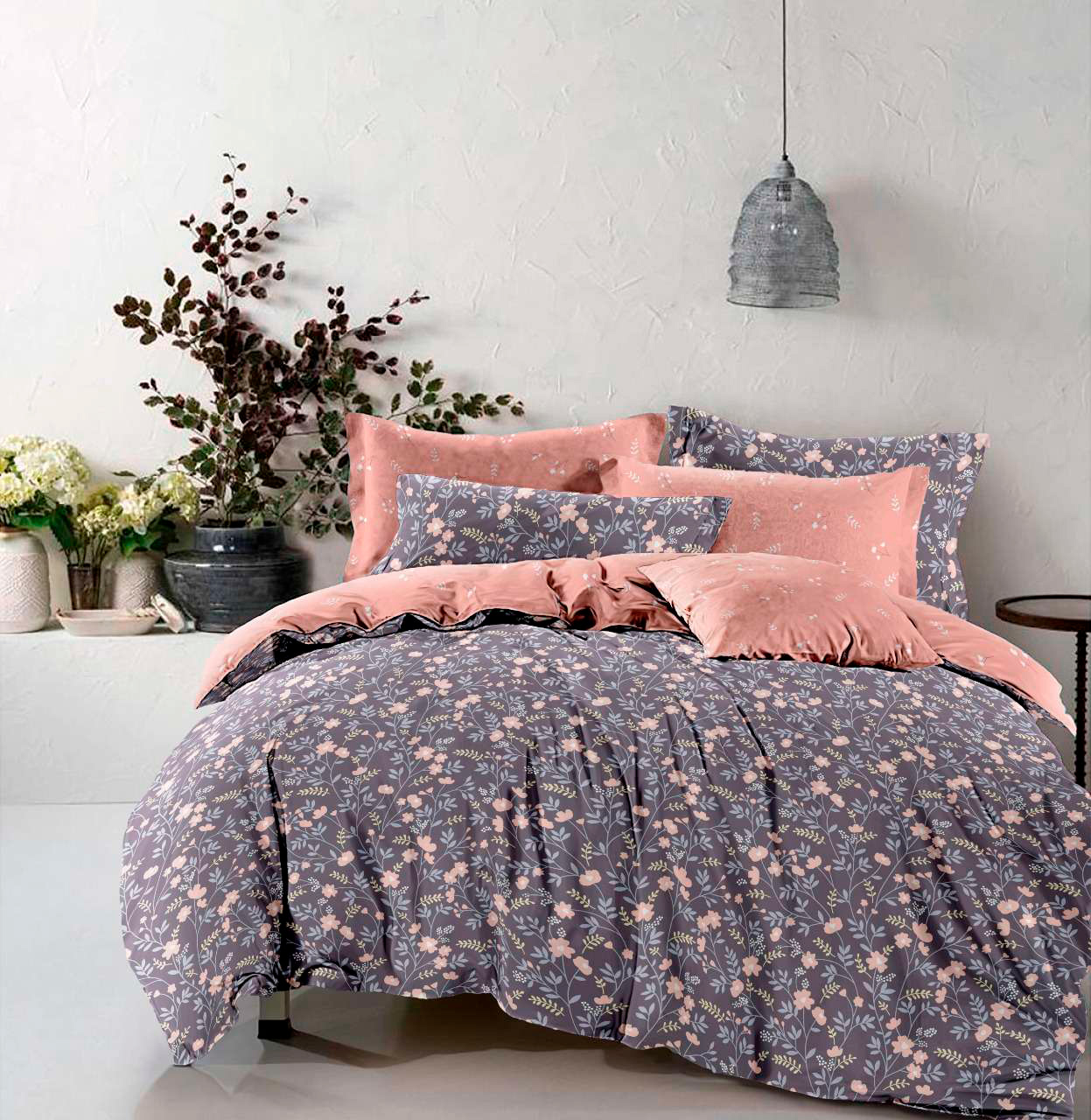 

Комплект постельного белья MirSon Бязь Premium 17-0433 Rose garden 143х210