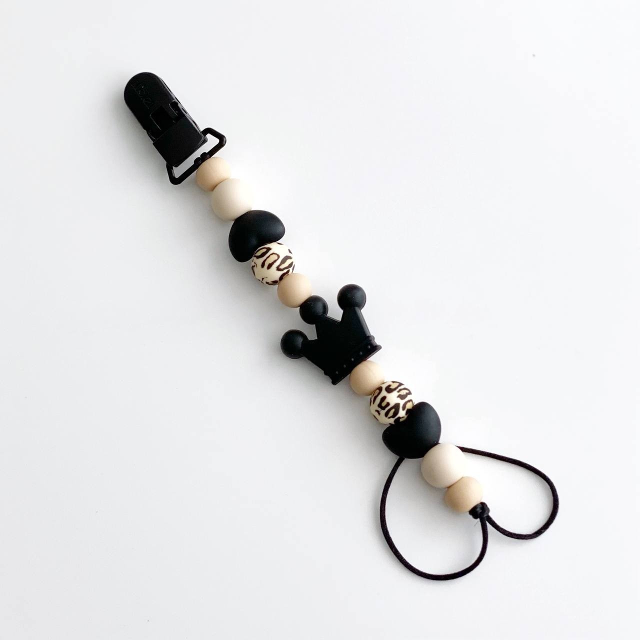 

Мини держатель для пустышки Баловень Leo Black