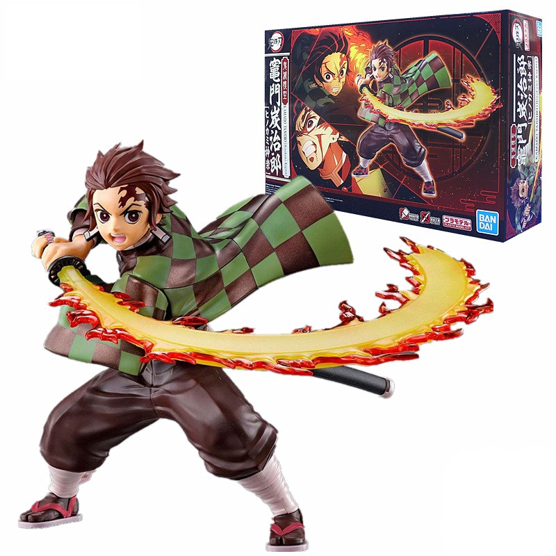 

Фигурка Bandai Тандзиро Камадо Танец бога огня Клинок, рассекающий демонов Kamado Tanjirou 14 см DS TK 154