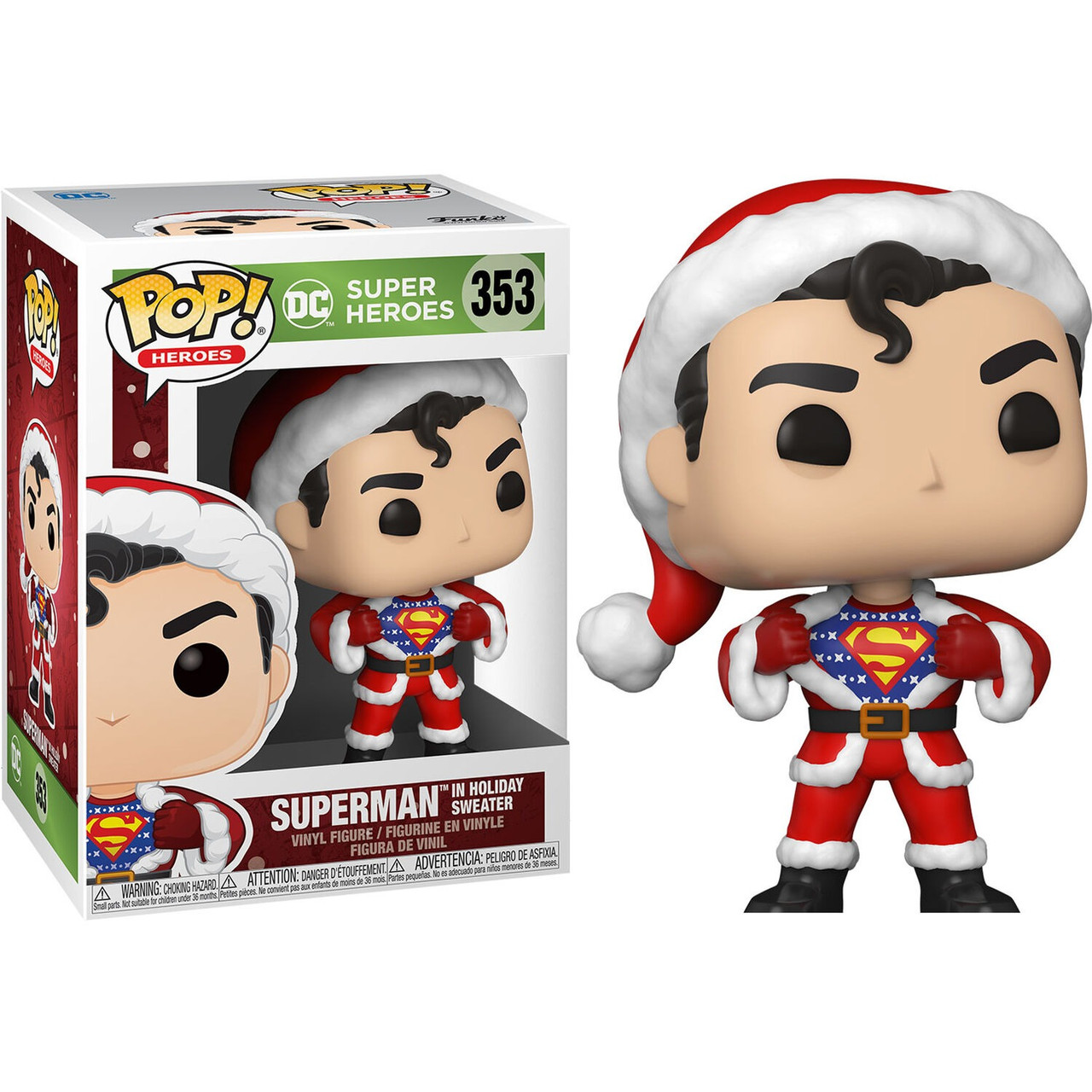 

Фигурка Funko Pop Фанко Поп Супер герои Супермен Super Heroes Holidays Superman 10 см SН S 353