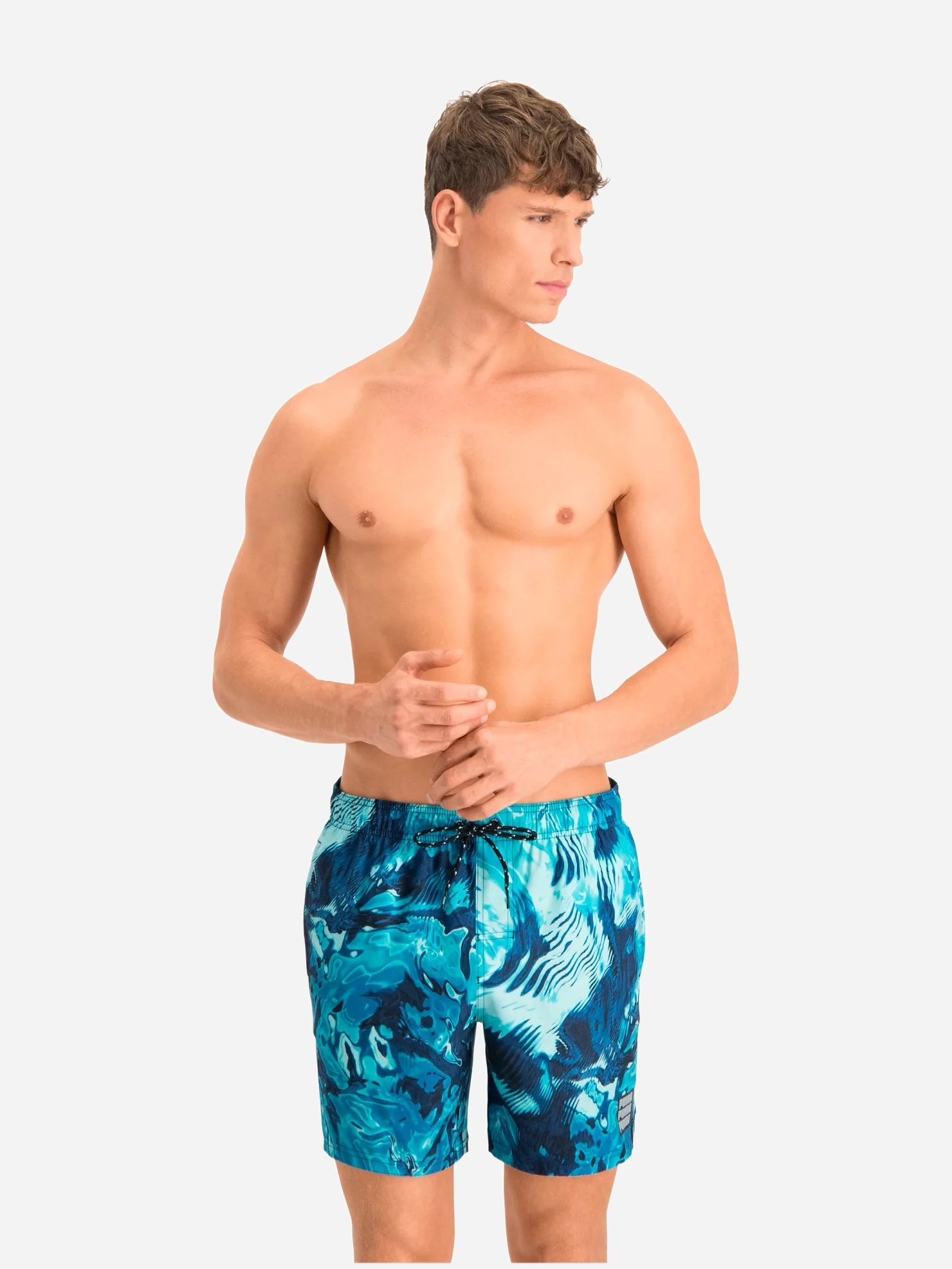 

Шорты для купания Puma Swim Men Reflection Aop 93506001 M Blue Combo