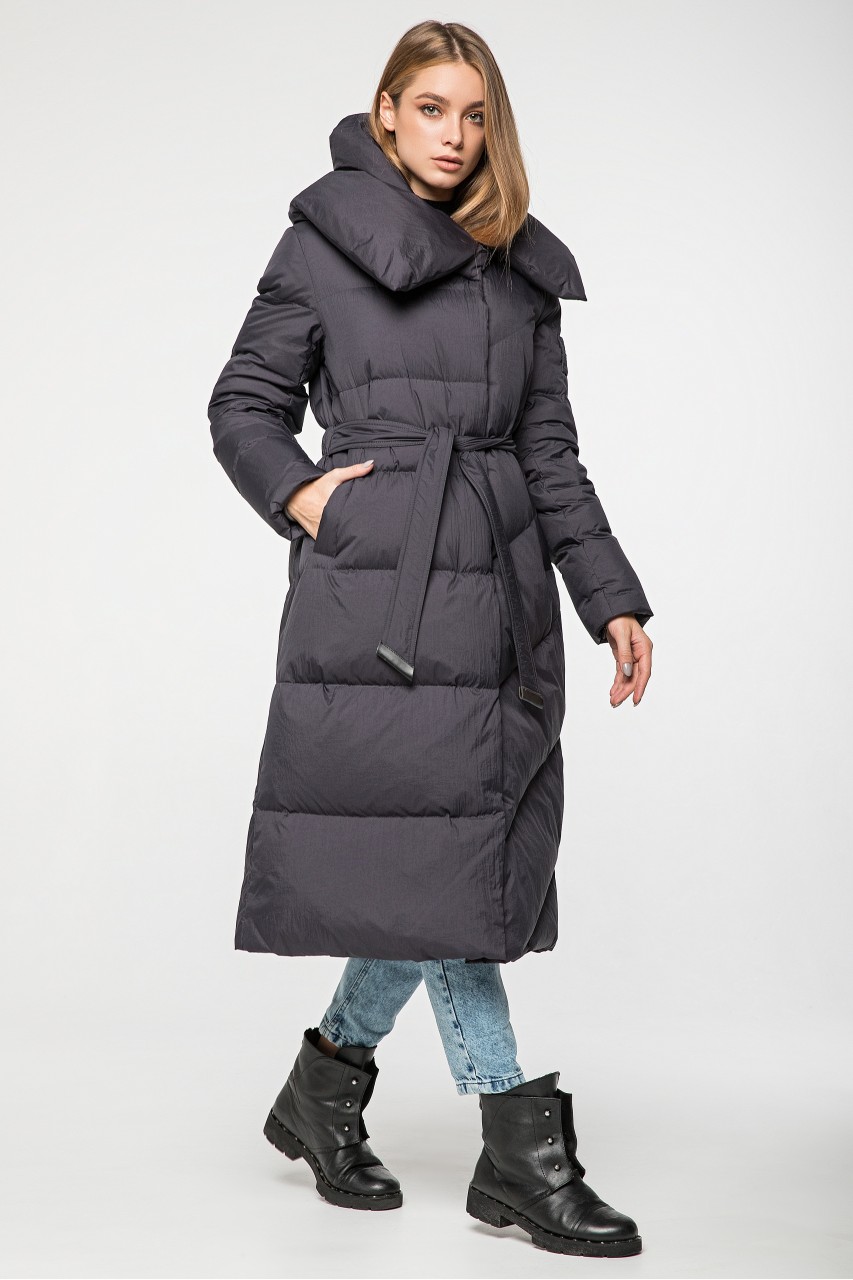 

Пуховик CLASNA CW19D556DW M графитового цвета 7569