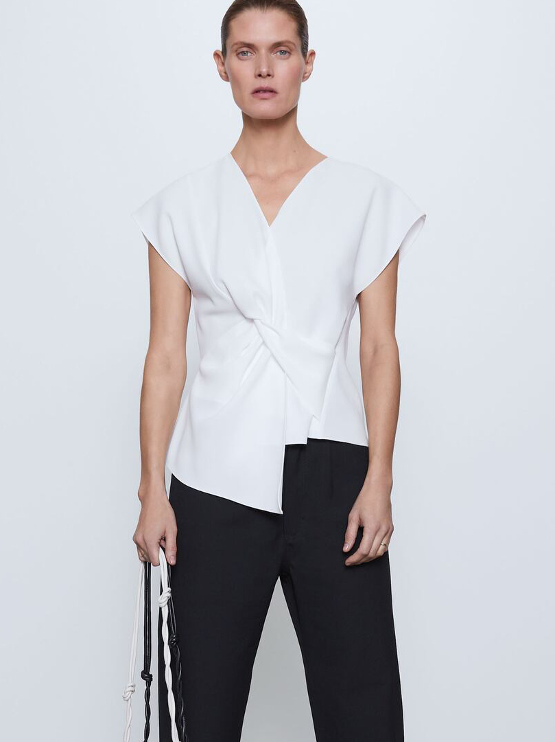 

Блузка Zara 2350/878/712 XL Белая