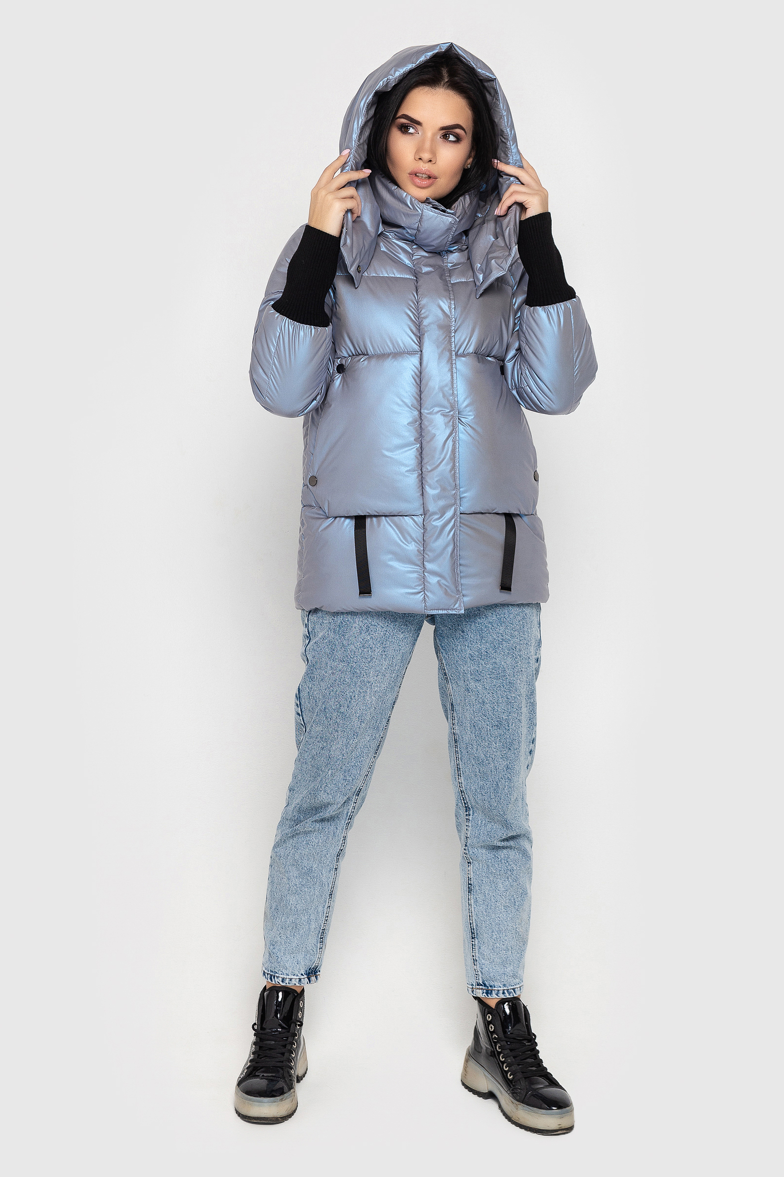 

Куртка KATTALEYA KTL-338 48 цвета серый перламутр 13935