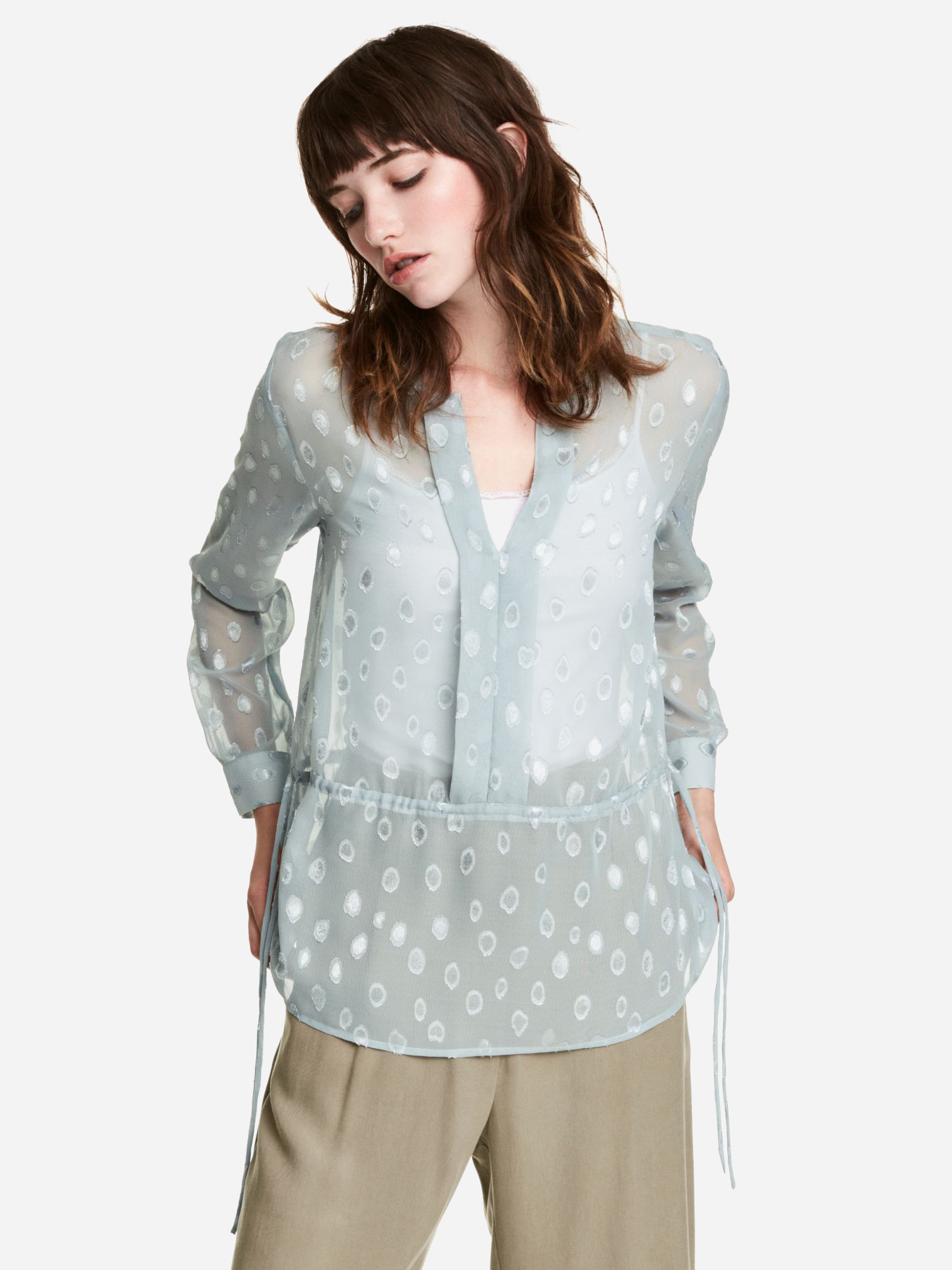 

Блуза H&M 7184810  Голубая, Блуза H&M 7184810 32 Голубая