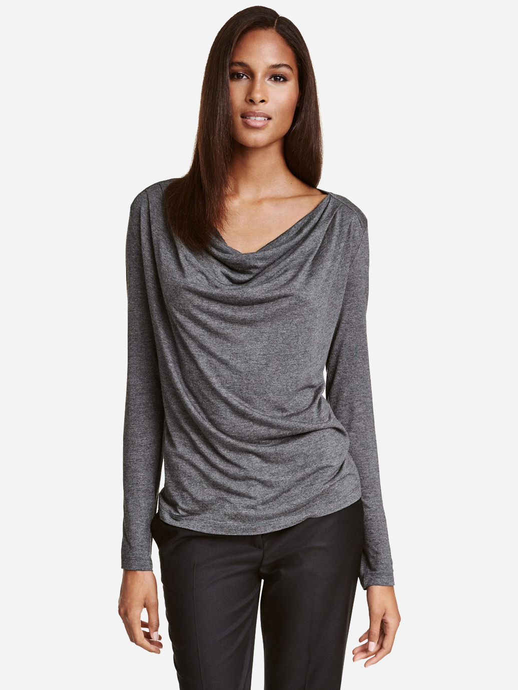

Блуза H&M 18895270 L Серый