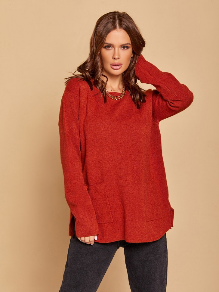

Джемпер ISSA PLUS WN20-171 XXL Красный