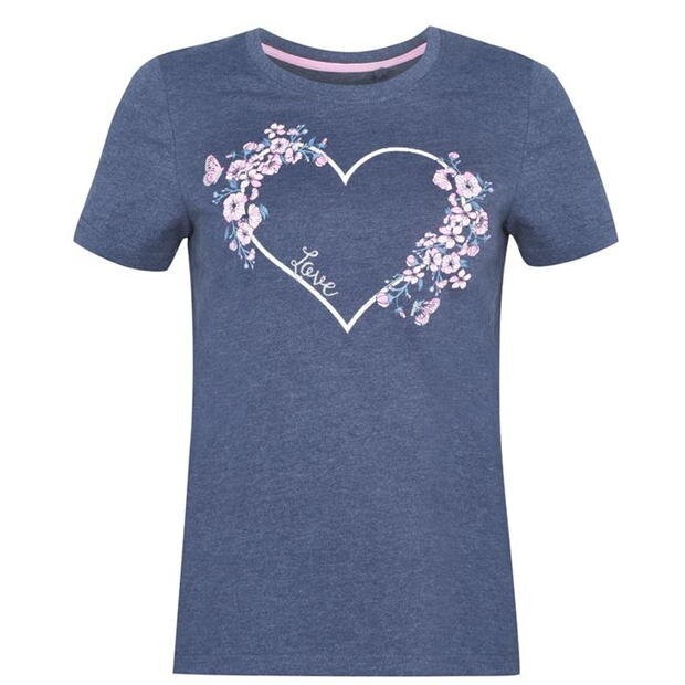 

Футболка Lee Cooper M-Collection Classic T Shirt Ladies M Синий 65778922