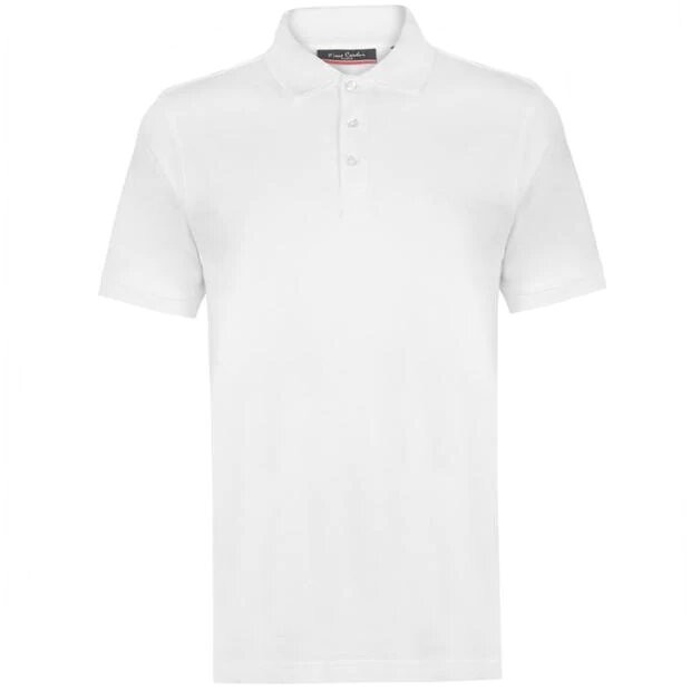 

Поло Pierre Cardin Plain Polo Shirt Mens  Белый 54045401, Поло Pierre Cardin Plain Polo Shirt Mens 3XL Белый 54045401