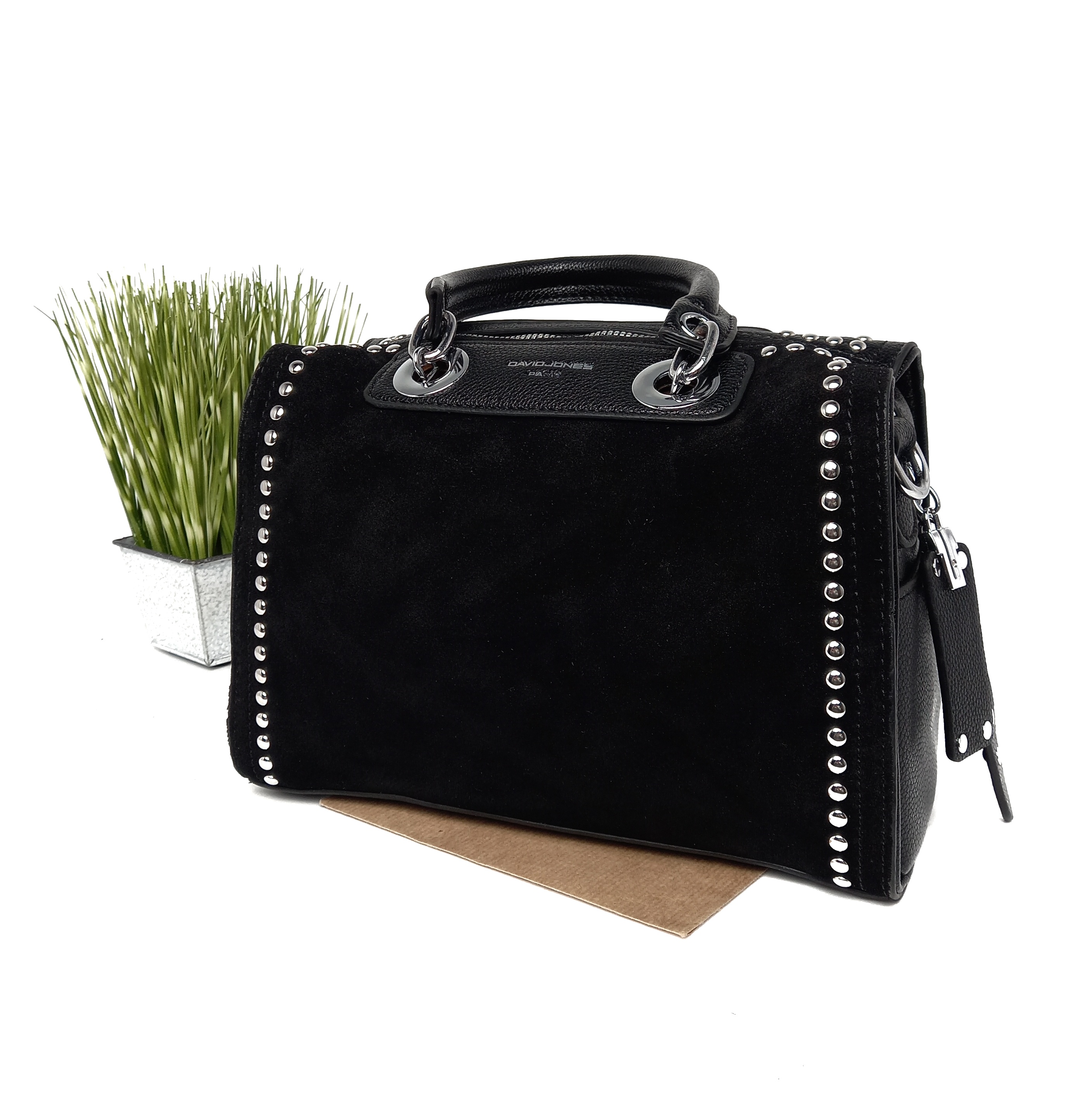 

Сумка красивая женская натуральная замша Weiliya черная 92386-1 black