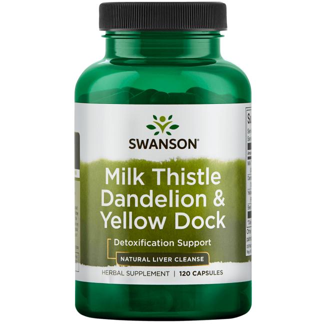 

Специальный продукт Swanson Milk Thistle, Dandelion & Yellow Dock 120 капсул (4384302528)