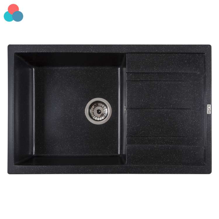 

Кухонная мойка Ventolux DIAMANTE (SPACE BLACK) 765x485x200