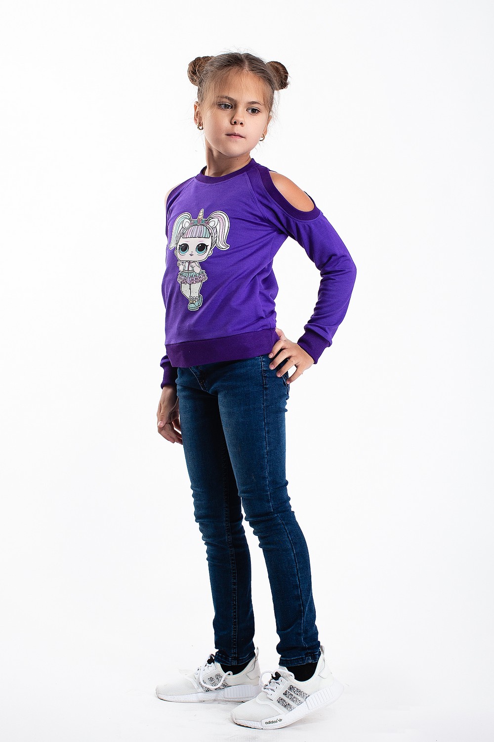 

Свитшот Modna Anka 113153 134 Фиолетовый (113153-violet-134)