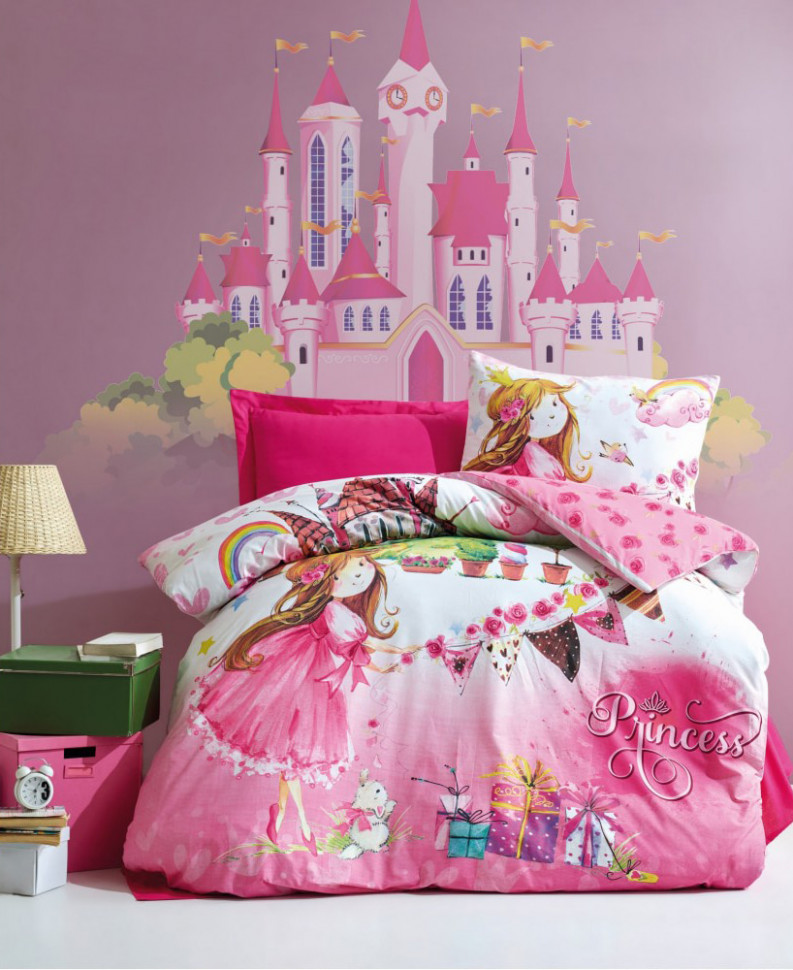 

Постельное белье подростковое Cotton Box Princess pembe 160x220
