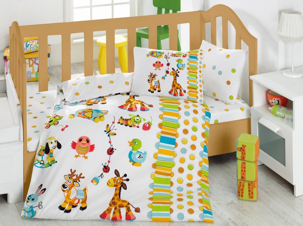 

Постельное белье для новорожденных Cotton Box Oyun Bahcesi 100x150