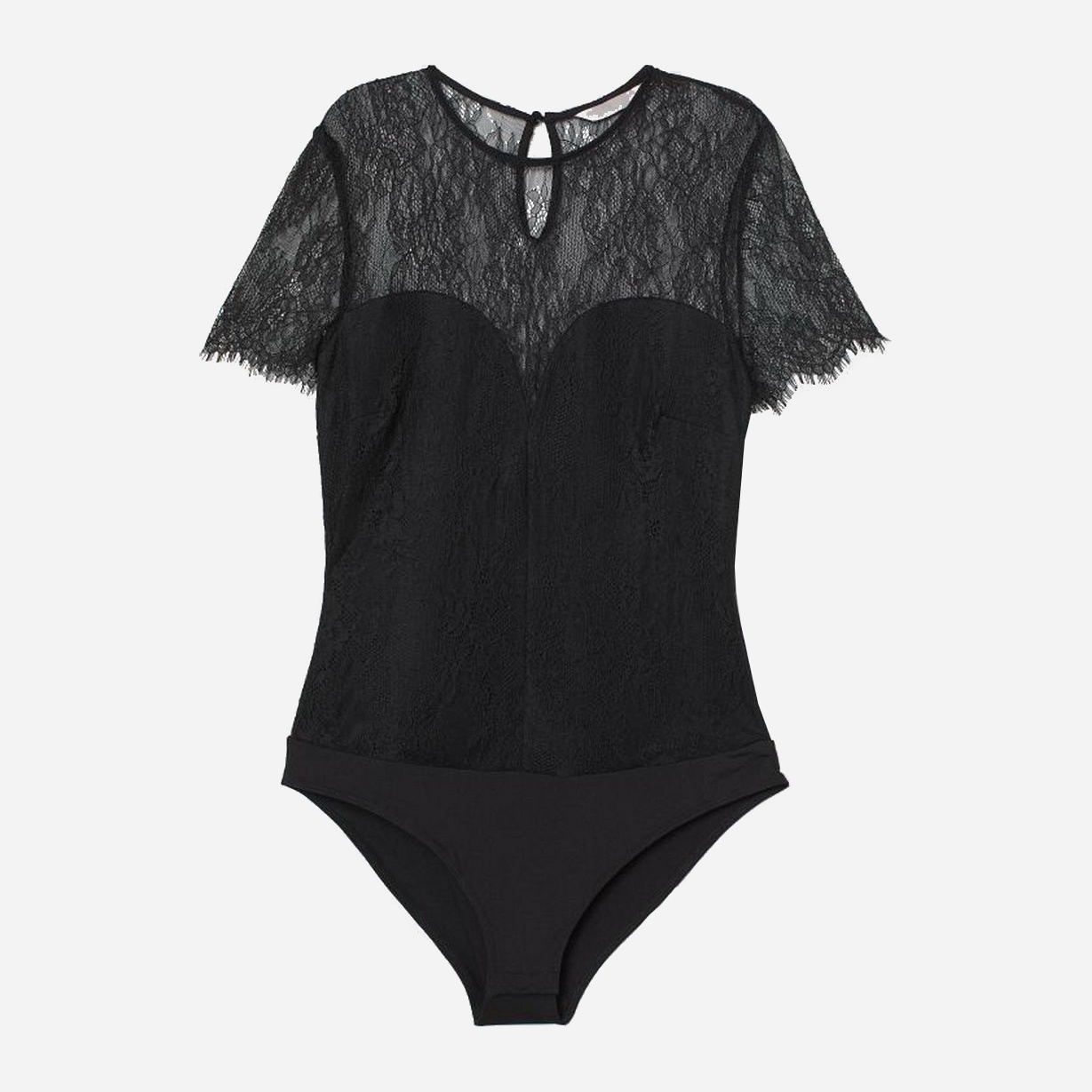 

Боди-блузка H&M 0790350-0  Черная, Боди-блузка H&M 0790350-0 34 Черная