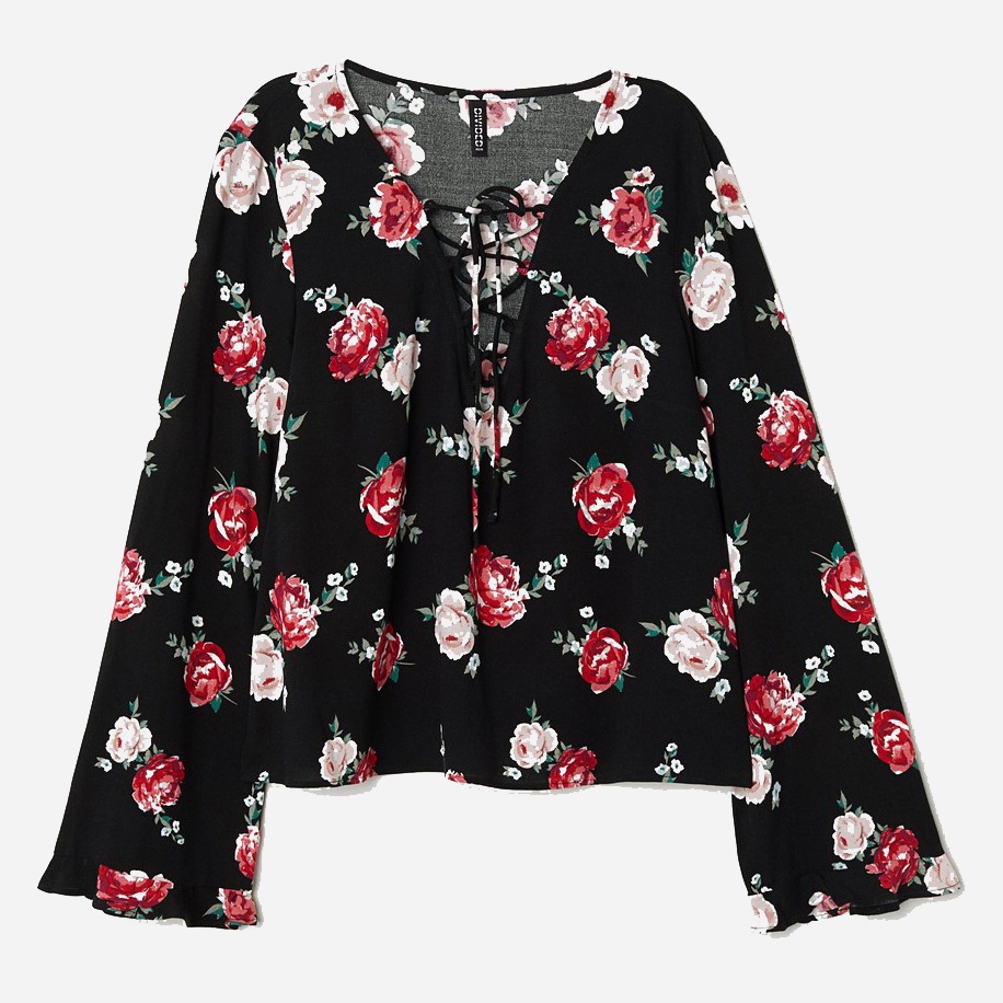

Блузка H&M 0609592 38 Черная