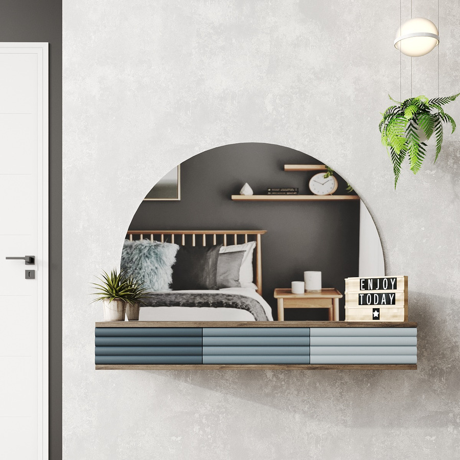

Трюмо в спальню Fenster Компанит Аликанте/Лазурь