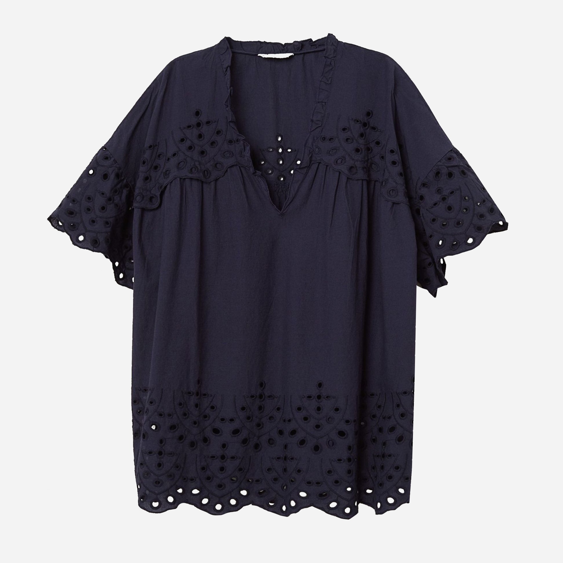 

Блузка H&M 0621706-7  Синяя, Блузка H&M 0621706-7 36 Синяя
