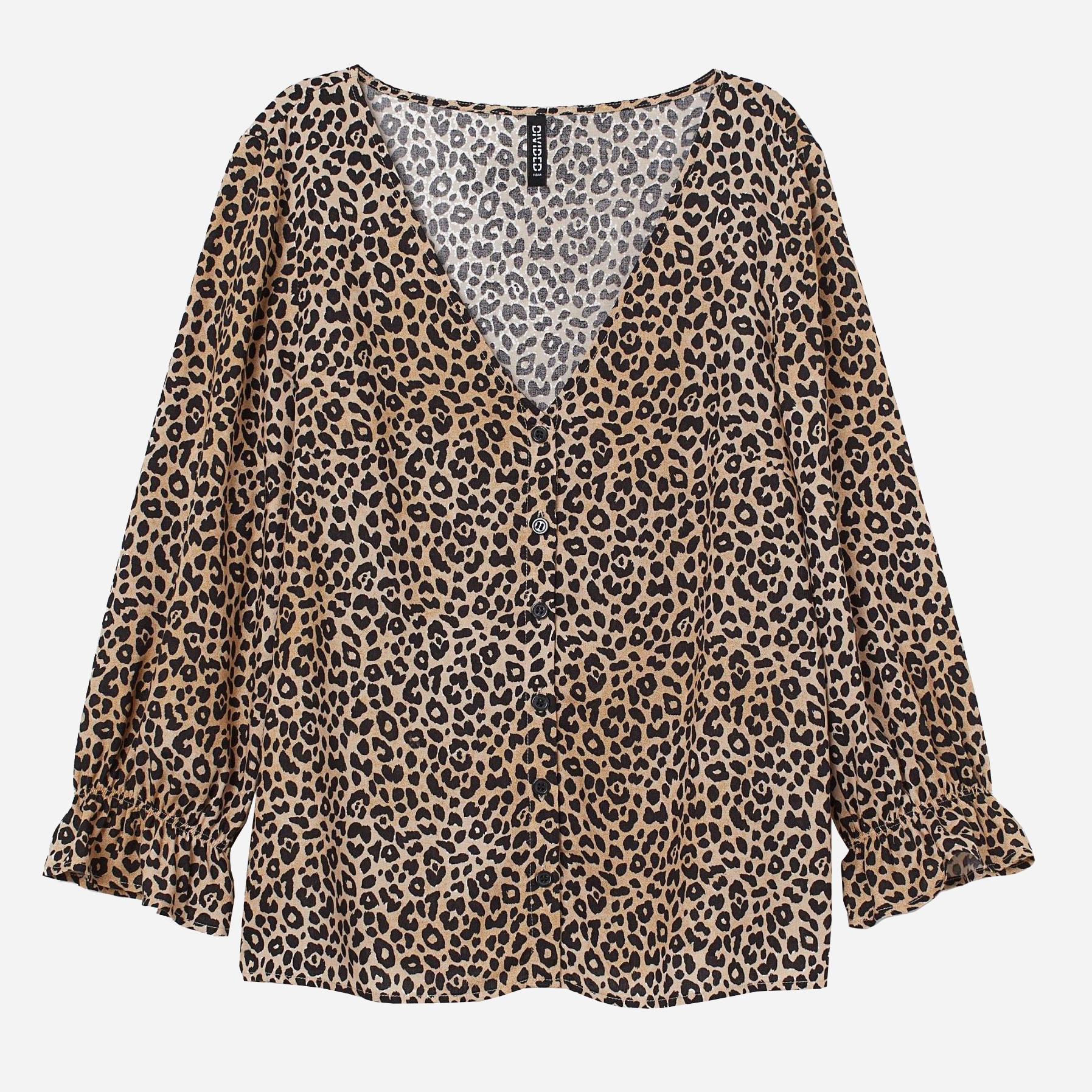 

Блузка H&M 0794574-0  Леопардовая, Блузка H&M 0794574-0 34 Леопардовая