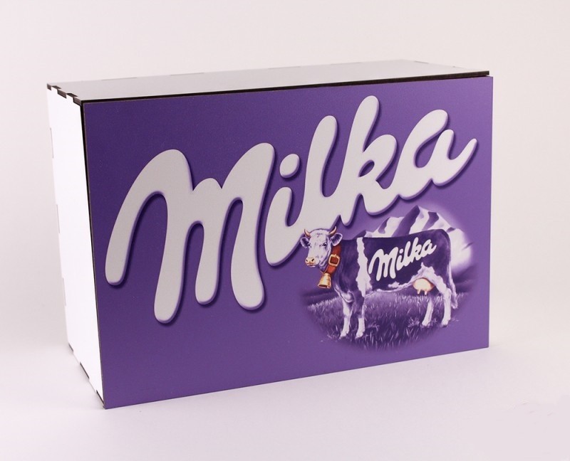 

Деревянная коробка для подарка "Milka". So cute 003140