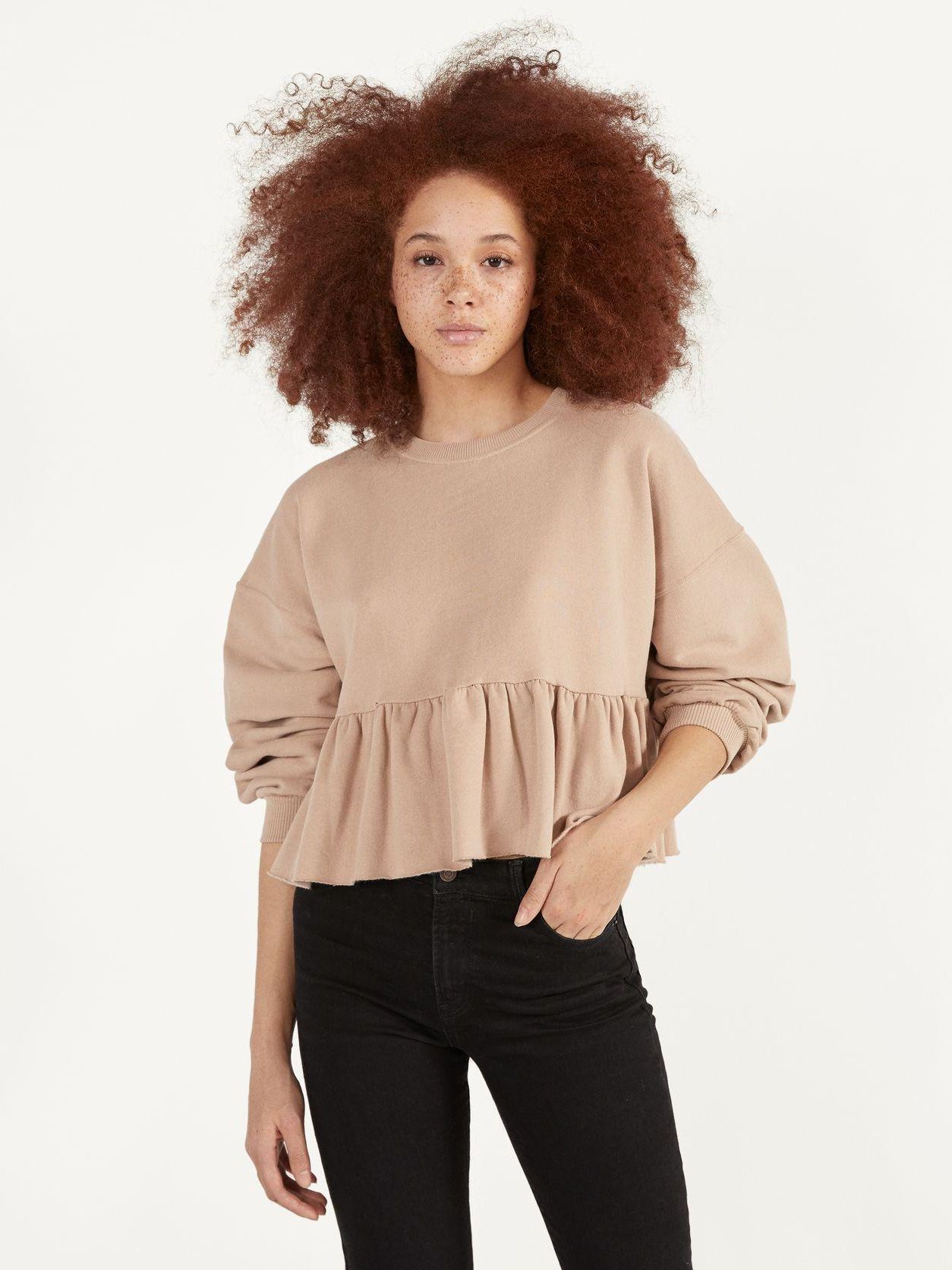 

Свитшот Bershka XAZ266527TQJB  Какао, Свитшот Bershka XAZ266527TQJB S Какао