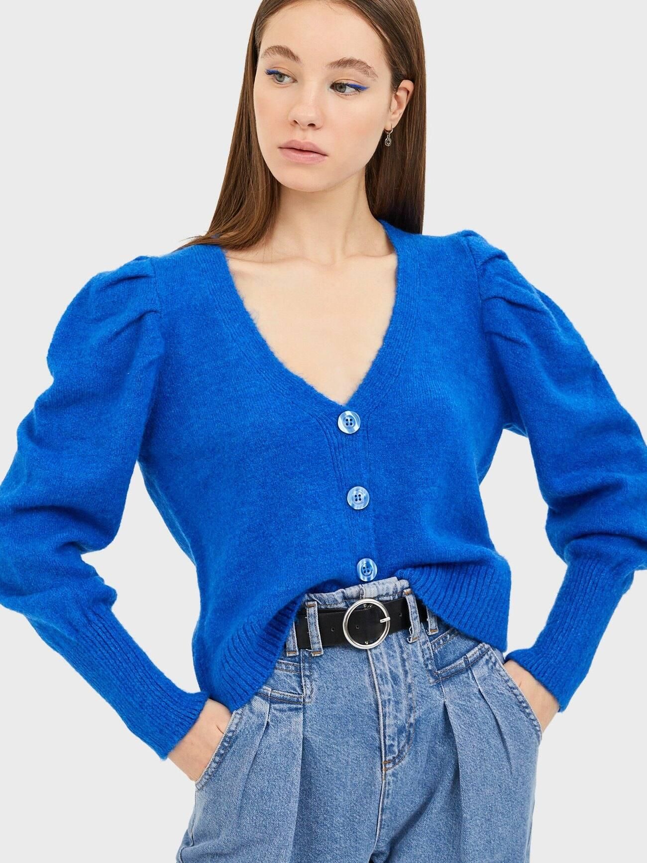 

Кардиган Stradivarius XAZ284024AOYI  Синий, Кардиган Stradivarius XAZ284024AOYI M Синий