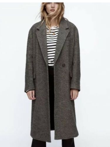

Пальто Zara XAZ282213XQSK M Темно-серое