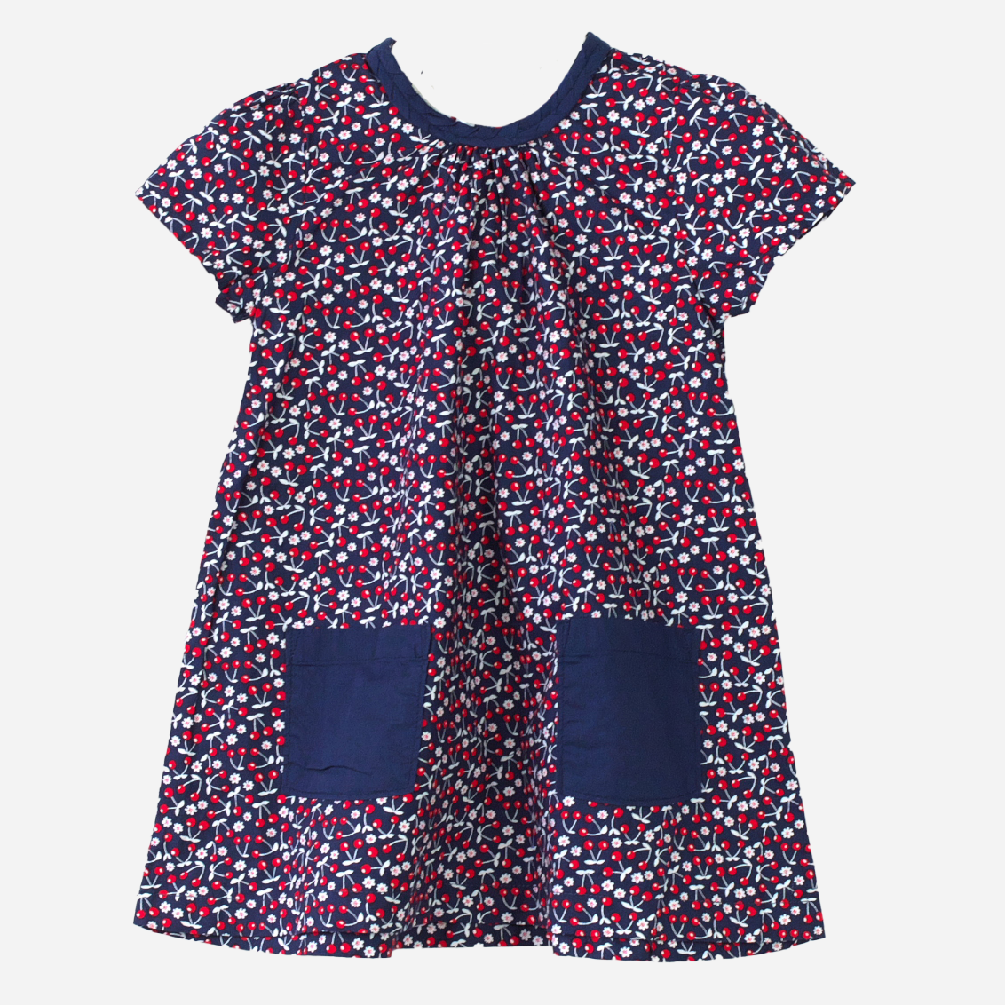 Акція на Дитяче літнє плаття для дівчинки H&M 0202660 9 68 см Синє від Rozetka