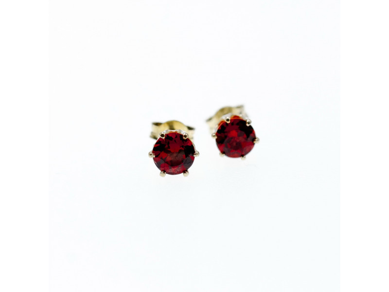 

Серебряные серьги - гвоздики с гранатом Натуральный Sky Jewelry 003533