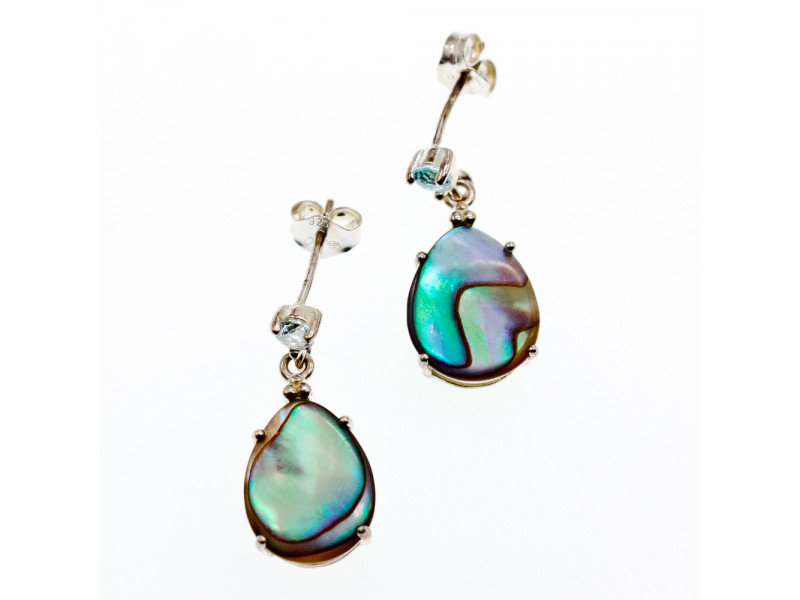 

Серебряные серьги с камнями гелиотис и топаз Натуральный Sky Jewelry 003507