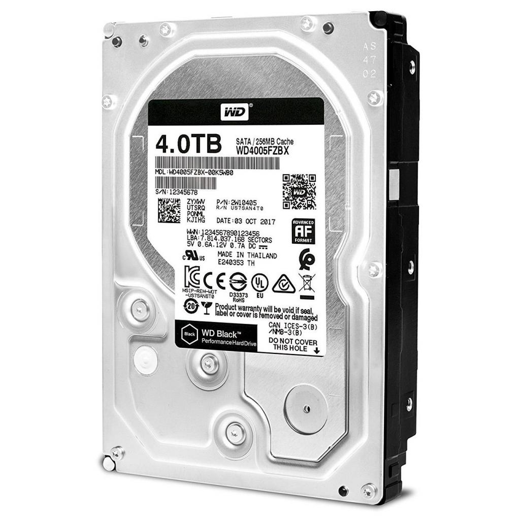 

Жесткий диск Western Digital Black 4TB WD4005FZBX 3.5" SATA III (155209)