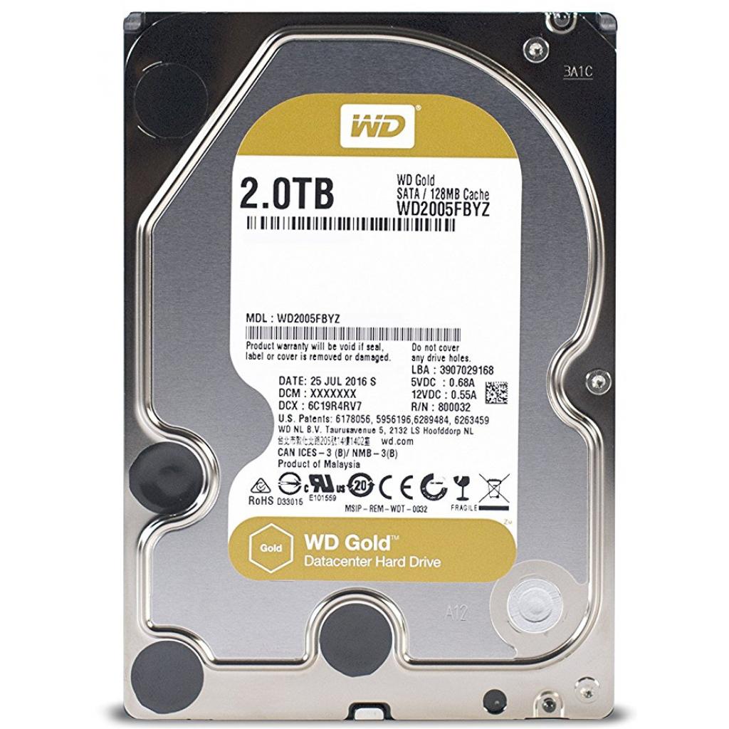 

Жесткий диск WD Gold 2TB (WD2005FBYZ)