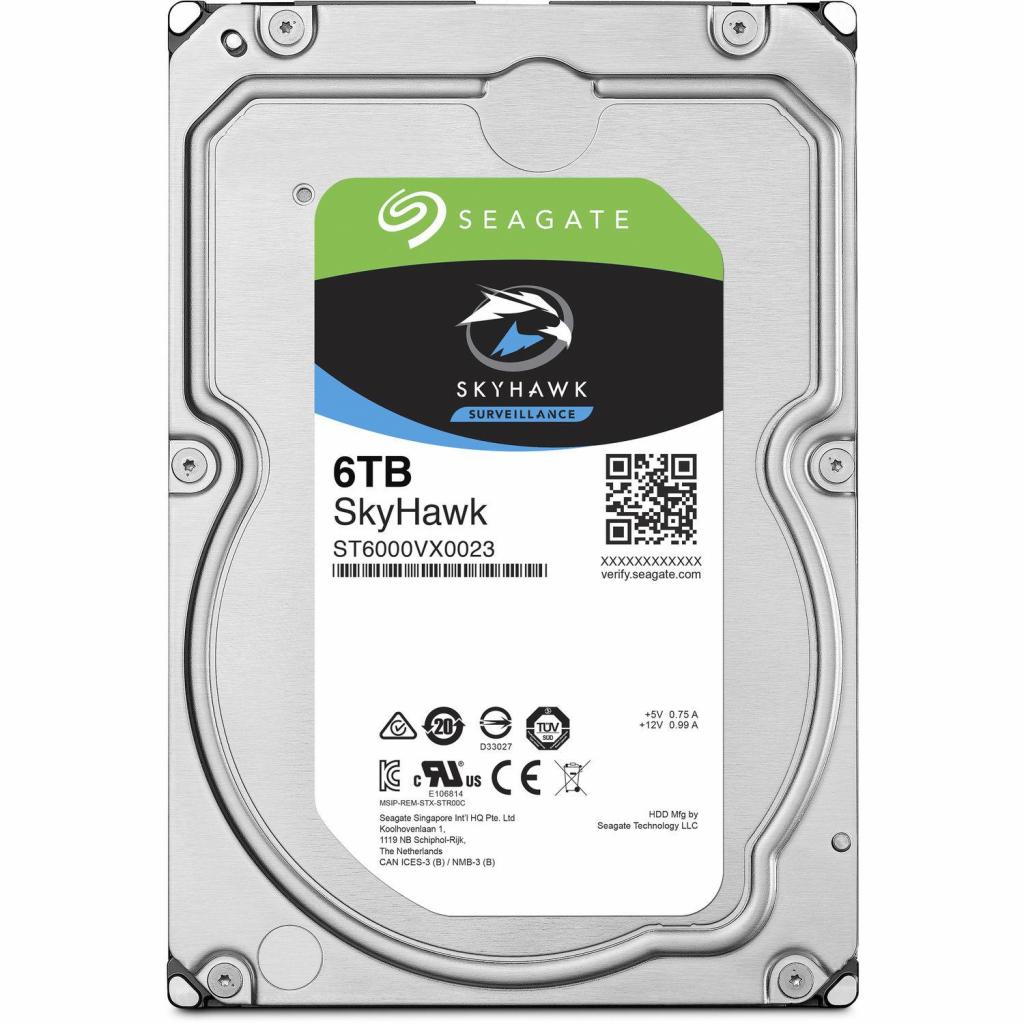 

Жесткий диск Seagate SkyHawk Surveillance 6 TB (ST6000VX001)