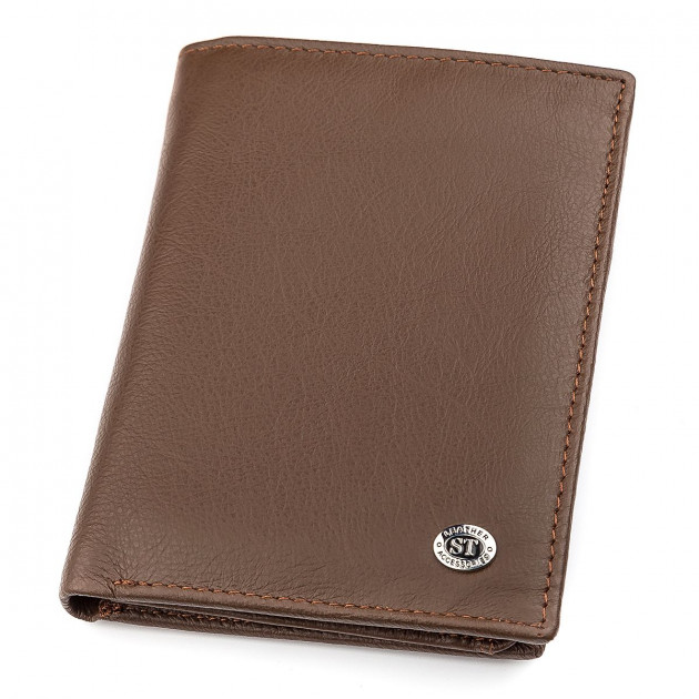 

Кошелек мужской из натуральной кожи ST Leather (ST-2) 98399 Коричневый