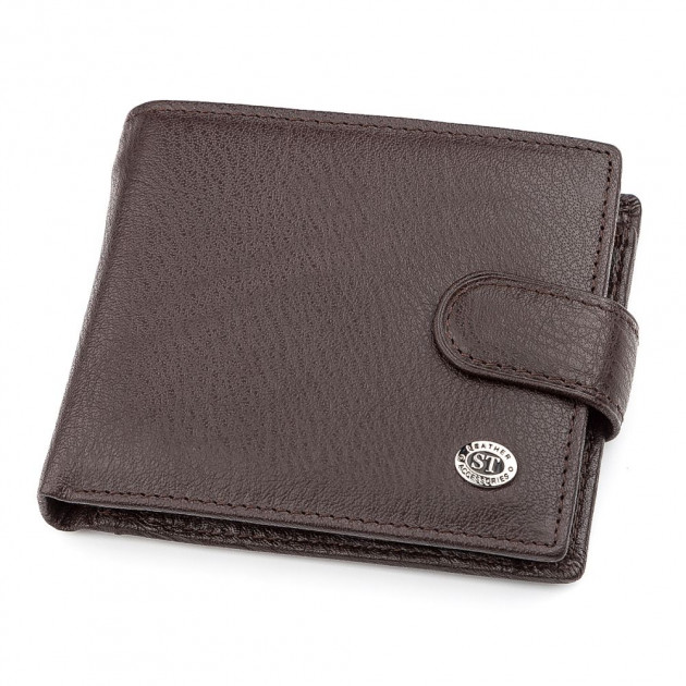 

Мужской кошелек- портмоне ST Leather 98306 Коричневый