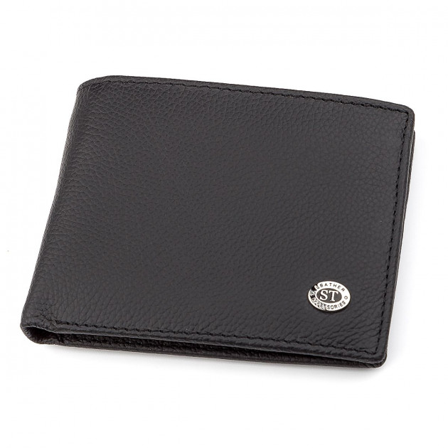 

Кошелек мужской из натуральной кожи ST Leather (ST-1) 98297 Черный