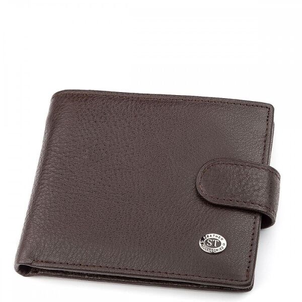 

Мужской кожаный кошелек ST Leather 98310 Коричневый