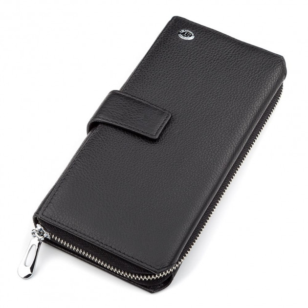 

Мужской кошелек- портмоне ST Leather 98329 Черный