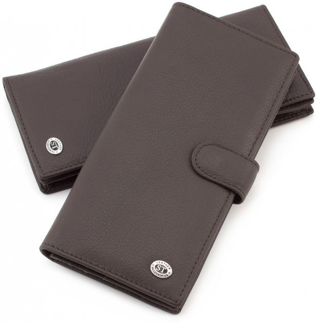 

Мужской кожаный кошелек ST Leather 98347 Коричневый