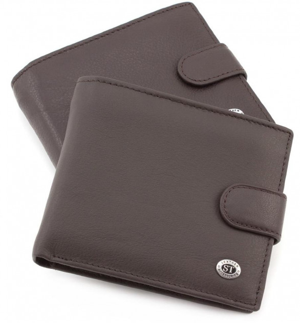 

Мужской кожаный кошелек ST Leather 98342 Коричневый