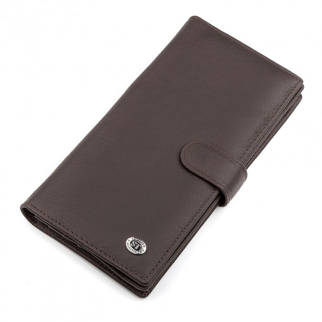 

Мужской купюрник кожаный ST Leather 98348 Коричневый