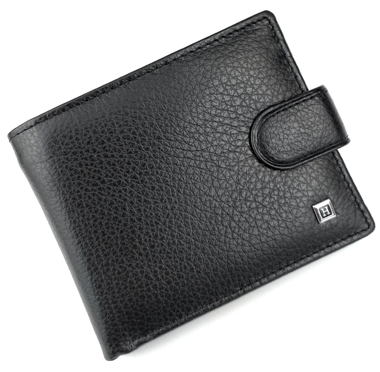 

Мужской кошелек из натуральной кожи Horton H-M4-1 черный