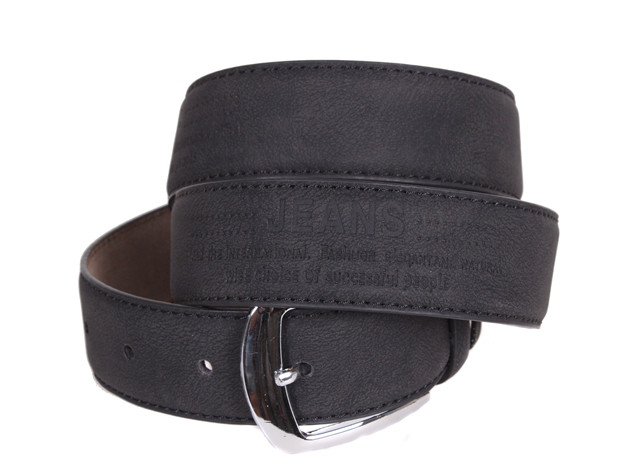 

Качественный универсальный мужской ремень кожзам D-Belts S0628 черный (100-115 см х 3.5 см)