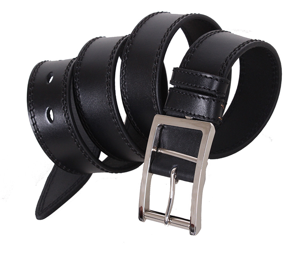

Мужской кожаный ремень D-Belts S1379 черный (115-125 см х 4 см)