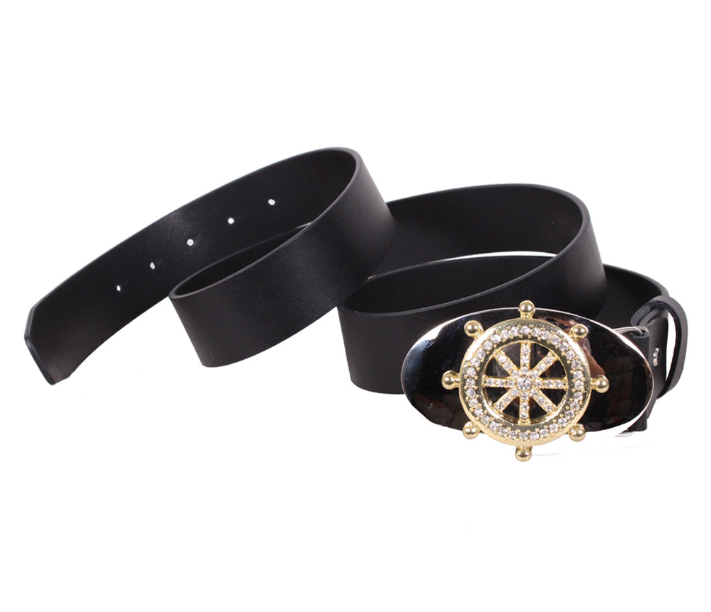 

Женский кожаный ремень D-Belts S1319 черный (120 см х 4 см)