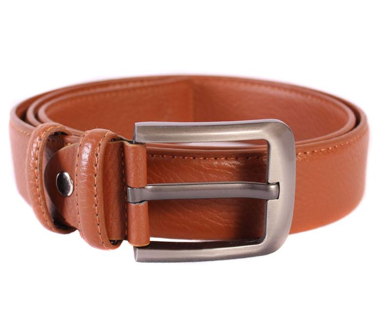 

Мужской ремень под джинсы эко кожа D-Belts S0215 коричневый (115-125 см х 4 см)